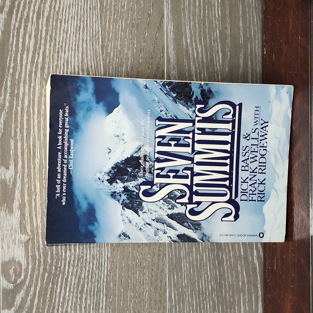 Seven summits their challenge to scale the highest peaks on 7 continents.  Paper